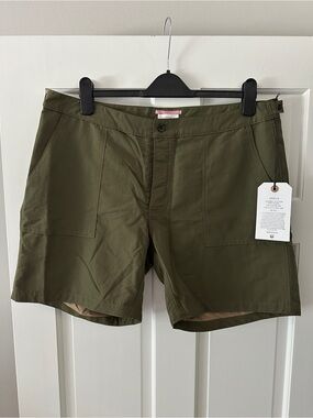 NWT Apolis Global Citizen Olive Transition Scout Short Size 38